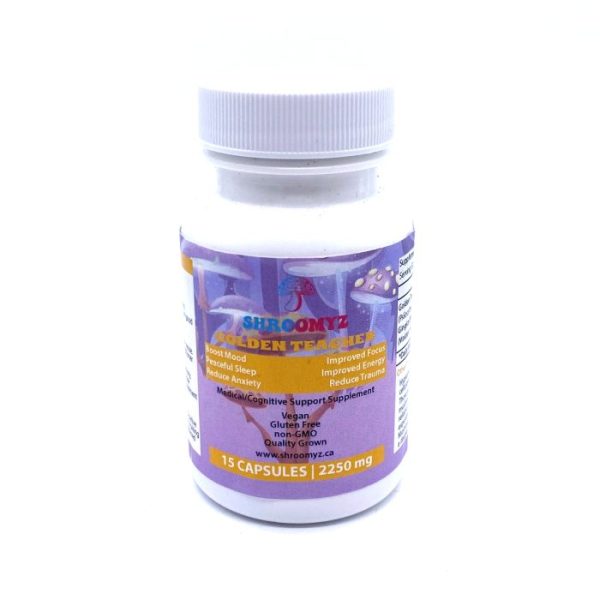 Golden Teacher Capsules 2250MG
